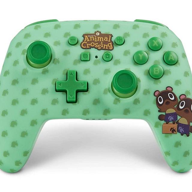 PowerA Enhanced Wireless Controller for Nintendo Switch - Animal Crossing: Timmy & Tommy Nook - Nintendo Switch