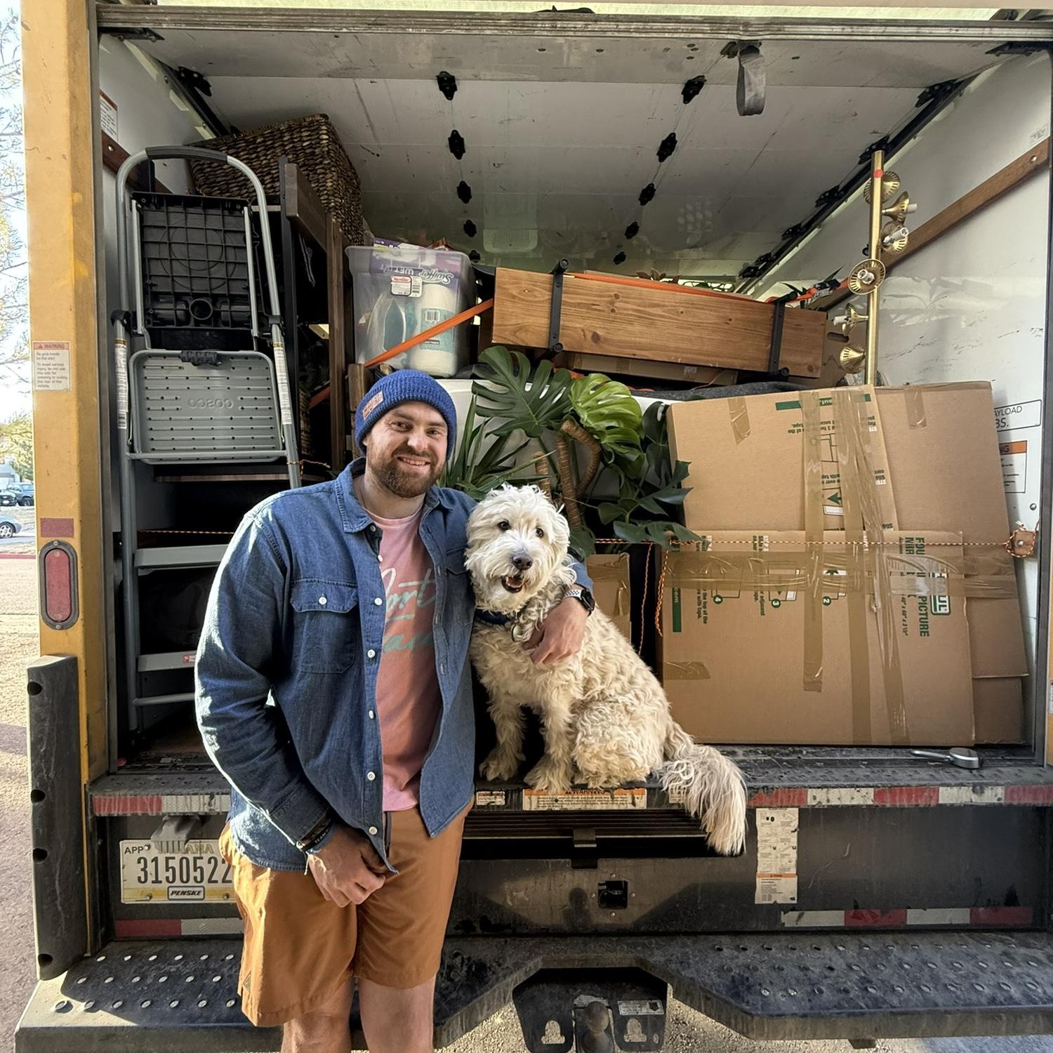 Jerred's dad then swung to Colorado Springs to grab all of Jerred's stuff. He would then live out of the suitcase for the next 3 months.