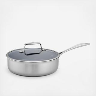 Clad CFX Nonstick Saute Pan with Lid