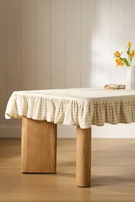 Galley & Fen Frances Ruffled Tablecloth
