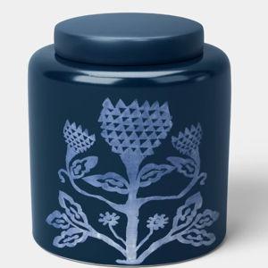 Large Stoneware Floral Food Storage Canister - Threshold™