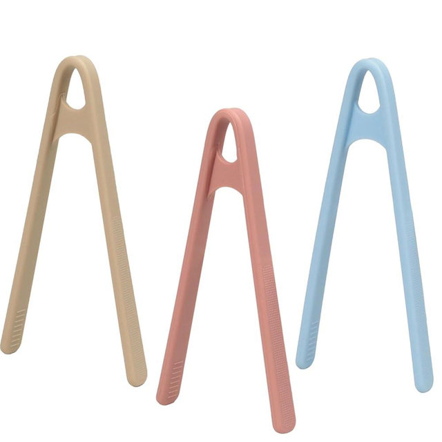 3-Pack Mini Silicone Tongs – 5.5" Small Kitchen Tongs in 3 Colors for Cooking, Serving & Fine Motor Skills