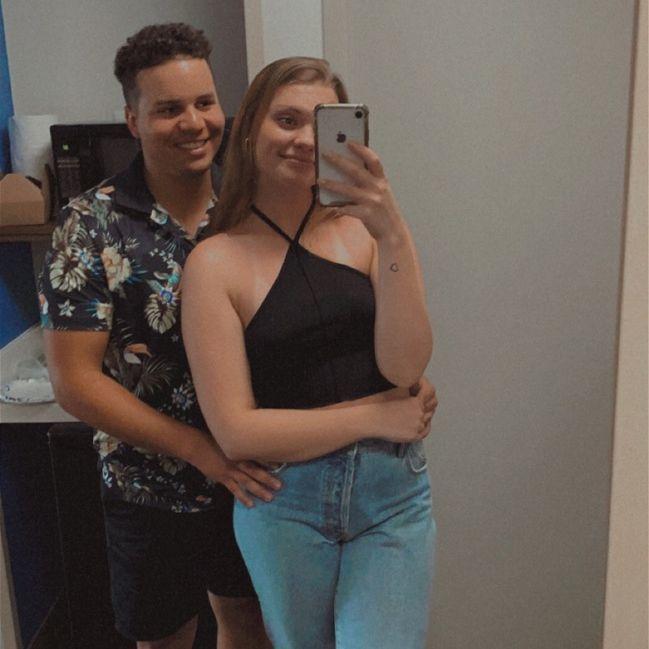 On our first anniversary trip to Wilmington, NC, 2021