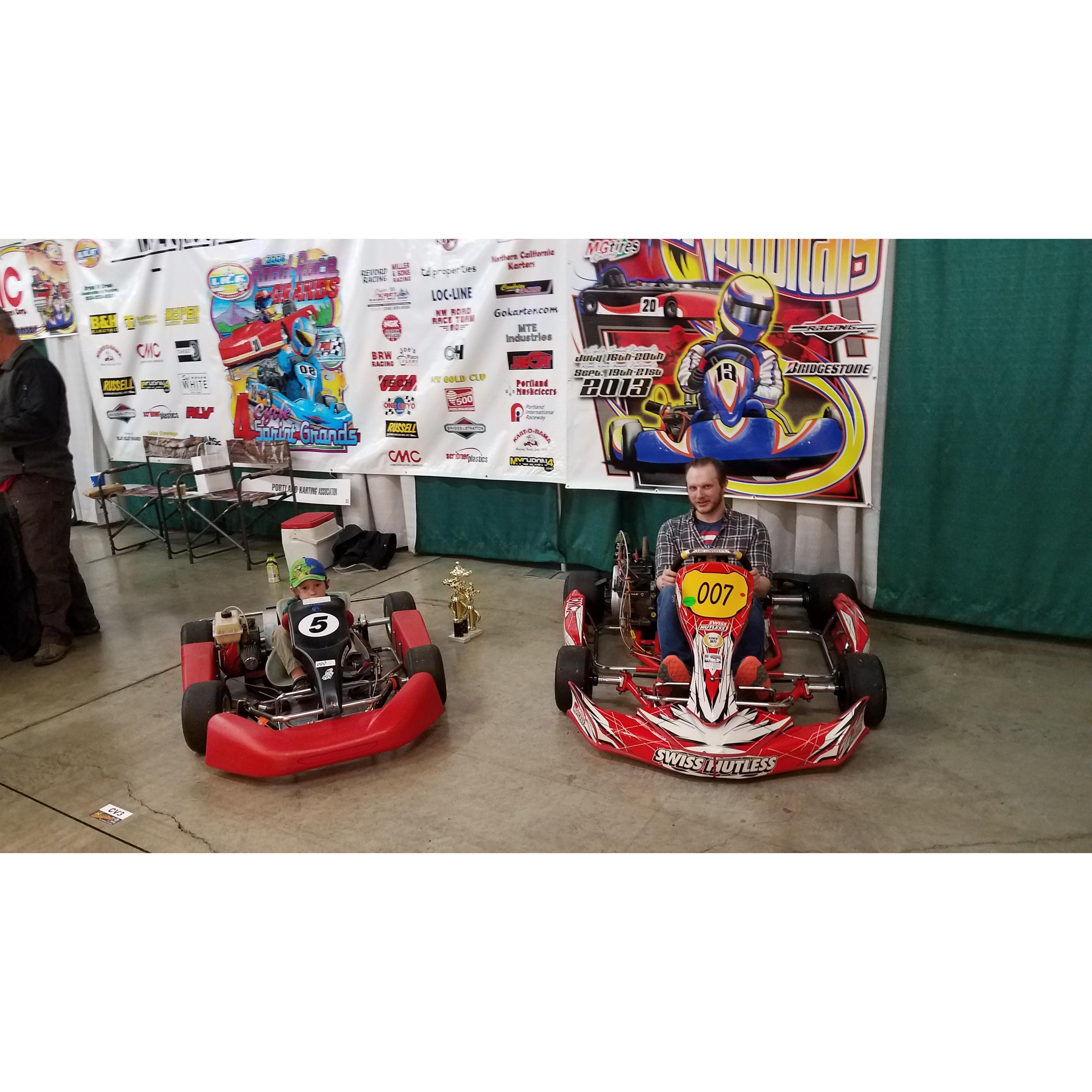 Devin and Cameron at the Portland Roadster Show