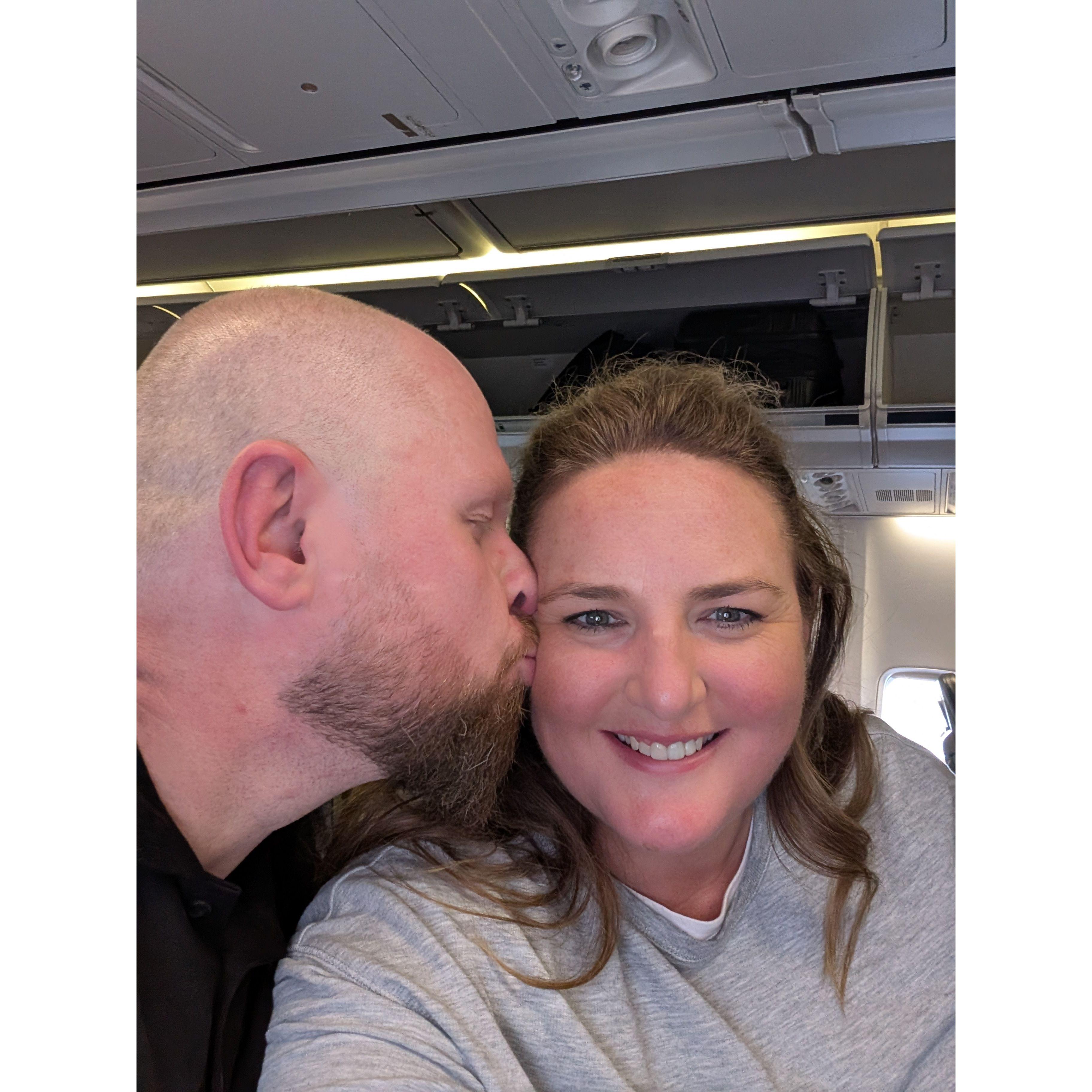 First plane ride together