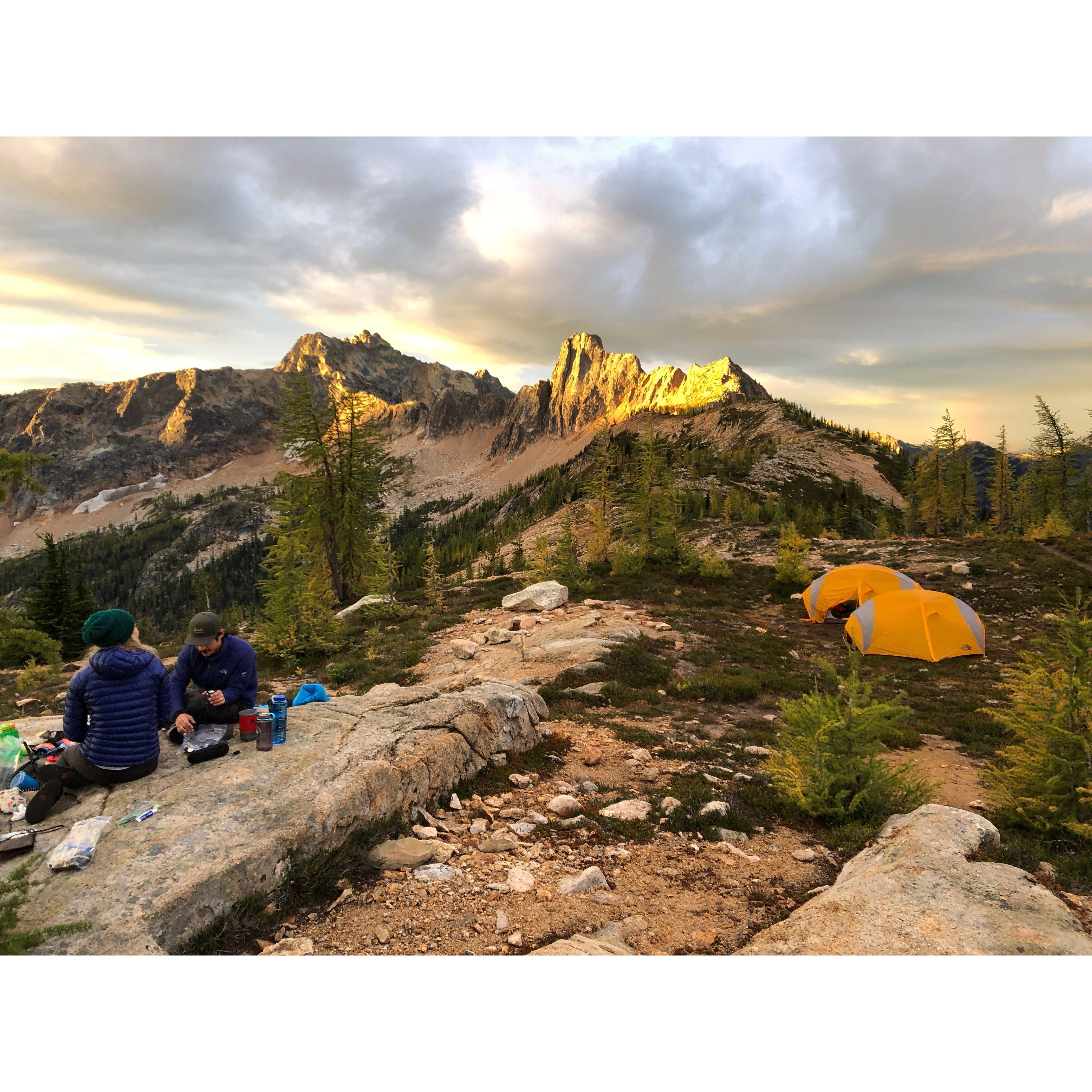 Our First Backpacking Trip Together, Near Winthrop, WA