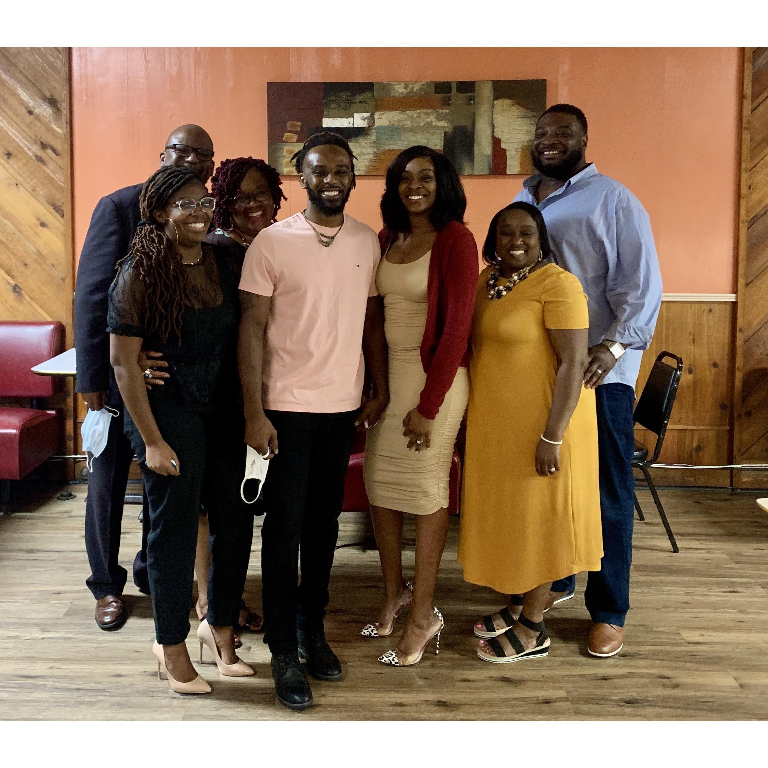 FAMILY! (the night he proposed)