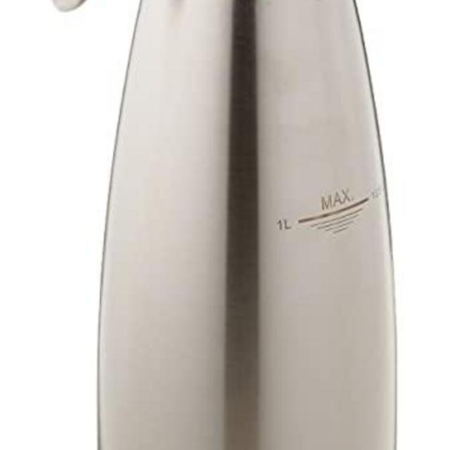iSi 173001 Cream Profi Whip Professional Cream Whipper for All Cold Applications, 1 Quart, Stainless Steel/Black