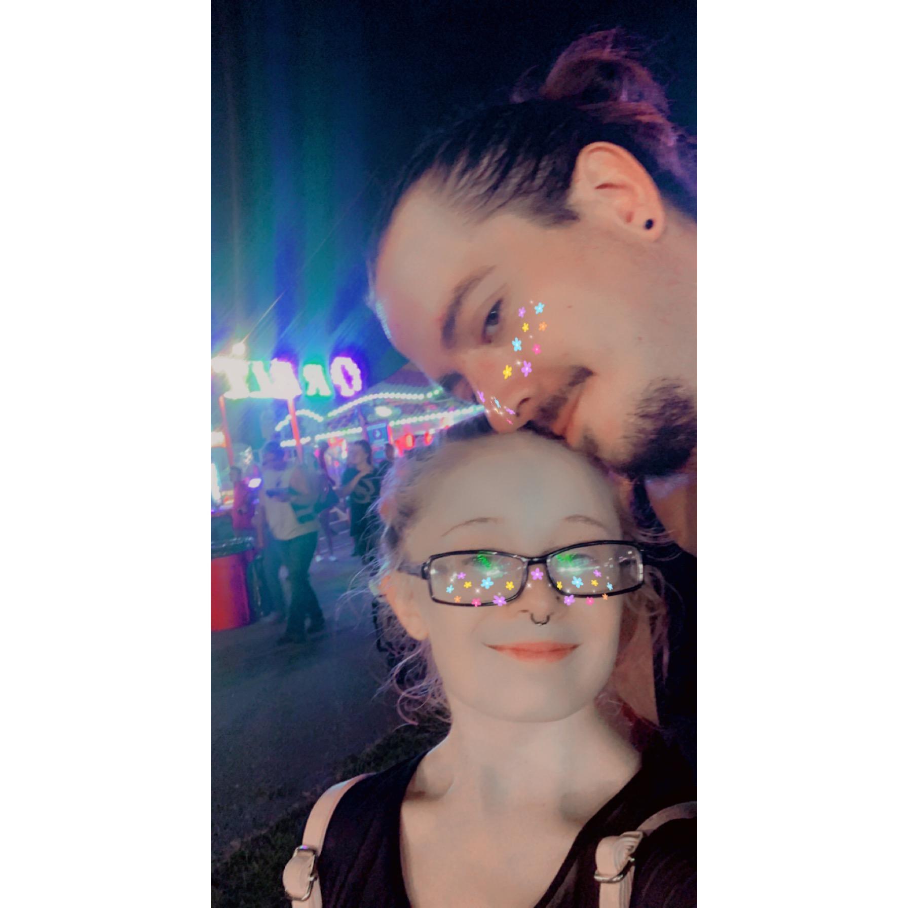 Jared and I at the fair in 2021