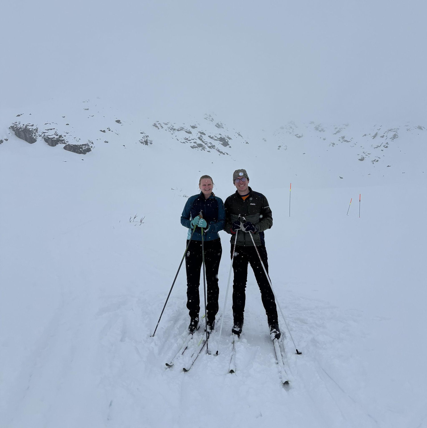 Skiing in May!