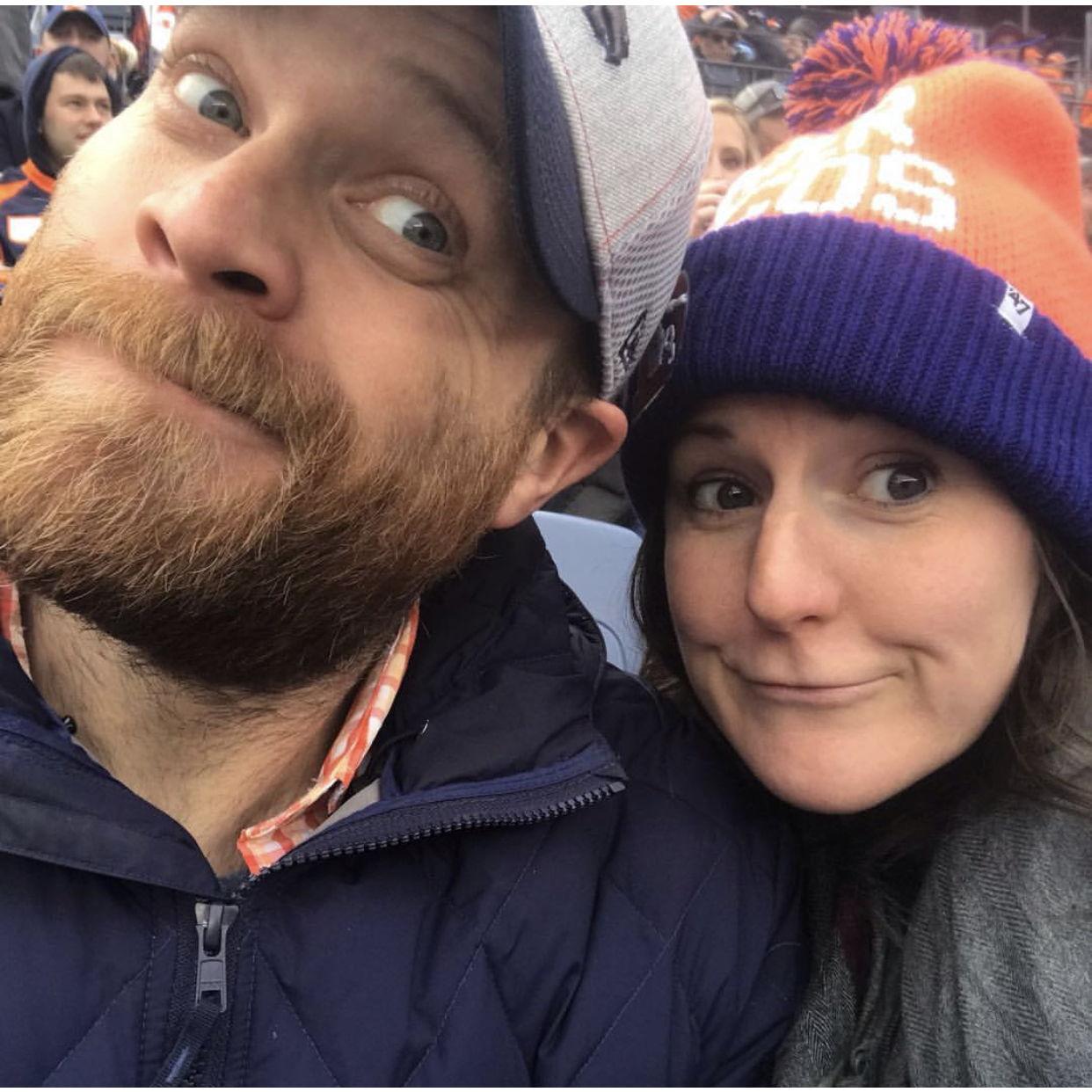 Kelly's first Broncos game!