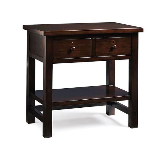 Farmhouse 2-Drawer Bedside Table