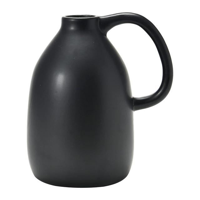 Creative Co-Op Dolomite, Matte Black Vase
