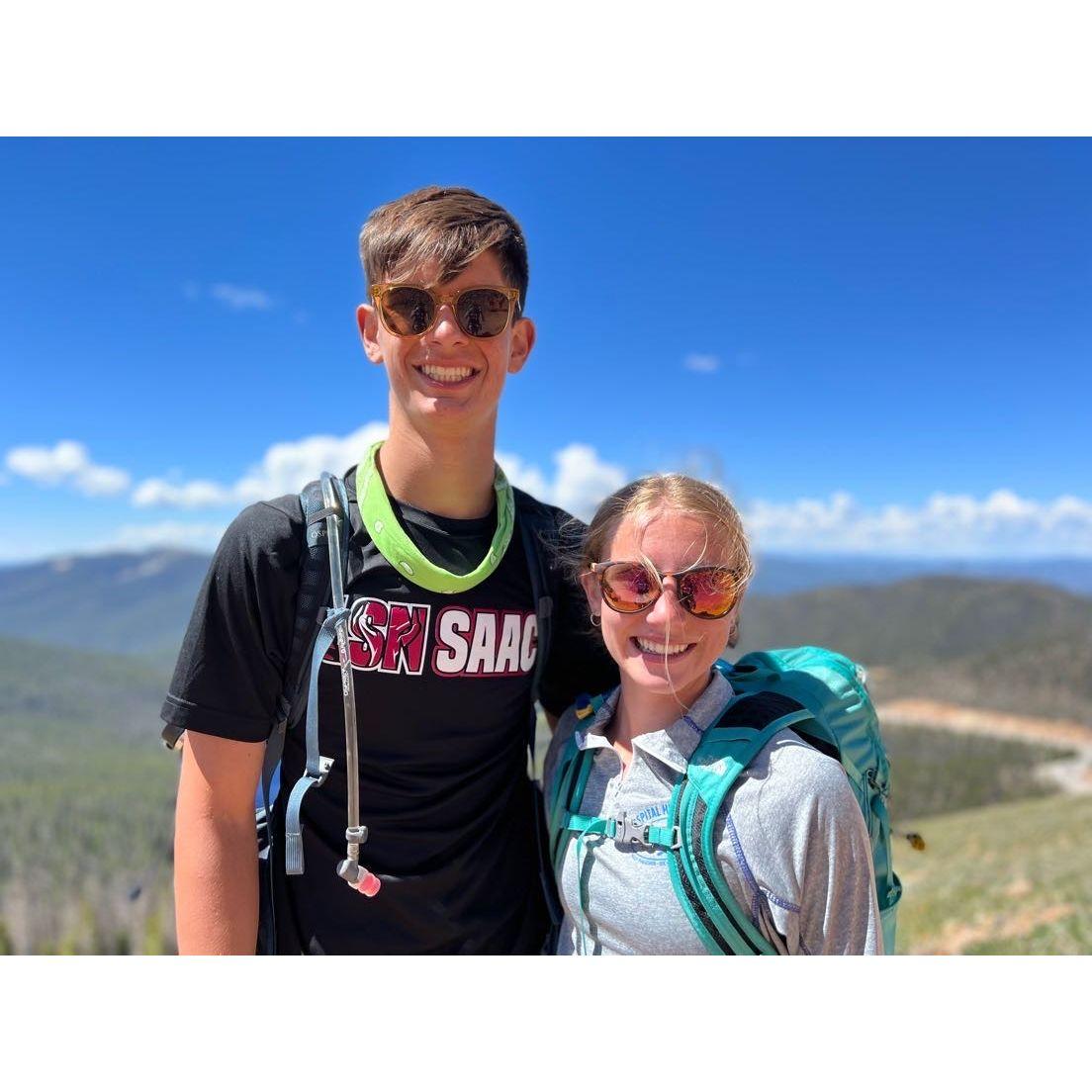 Our First Picture Together at mountain Camp 2022!