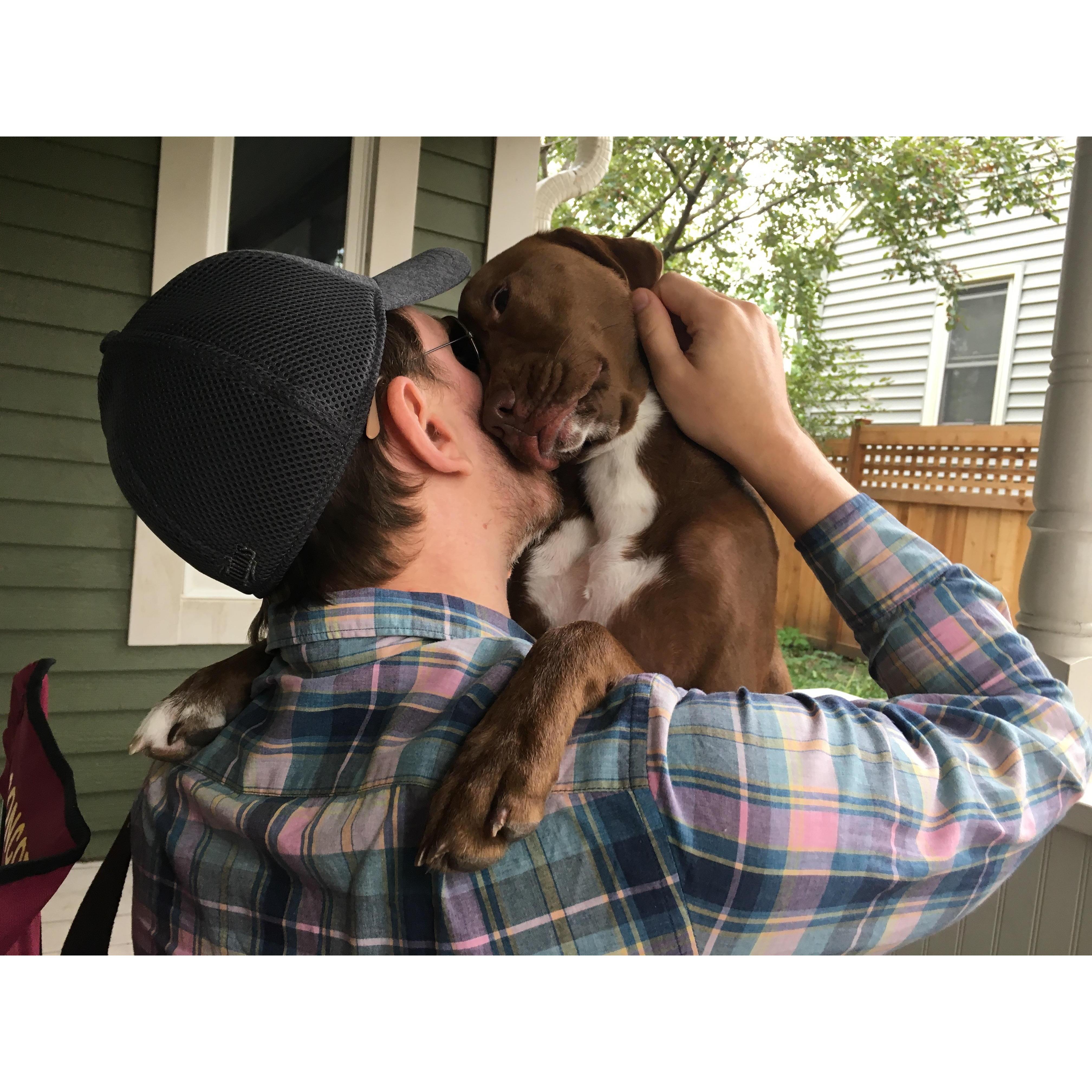 Maizy gives the best hugs!