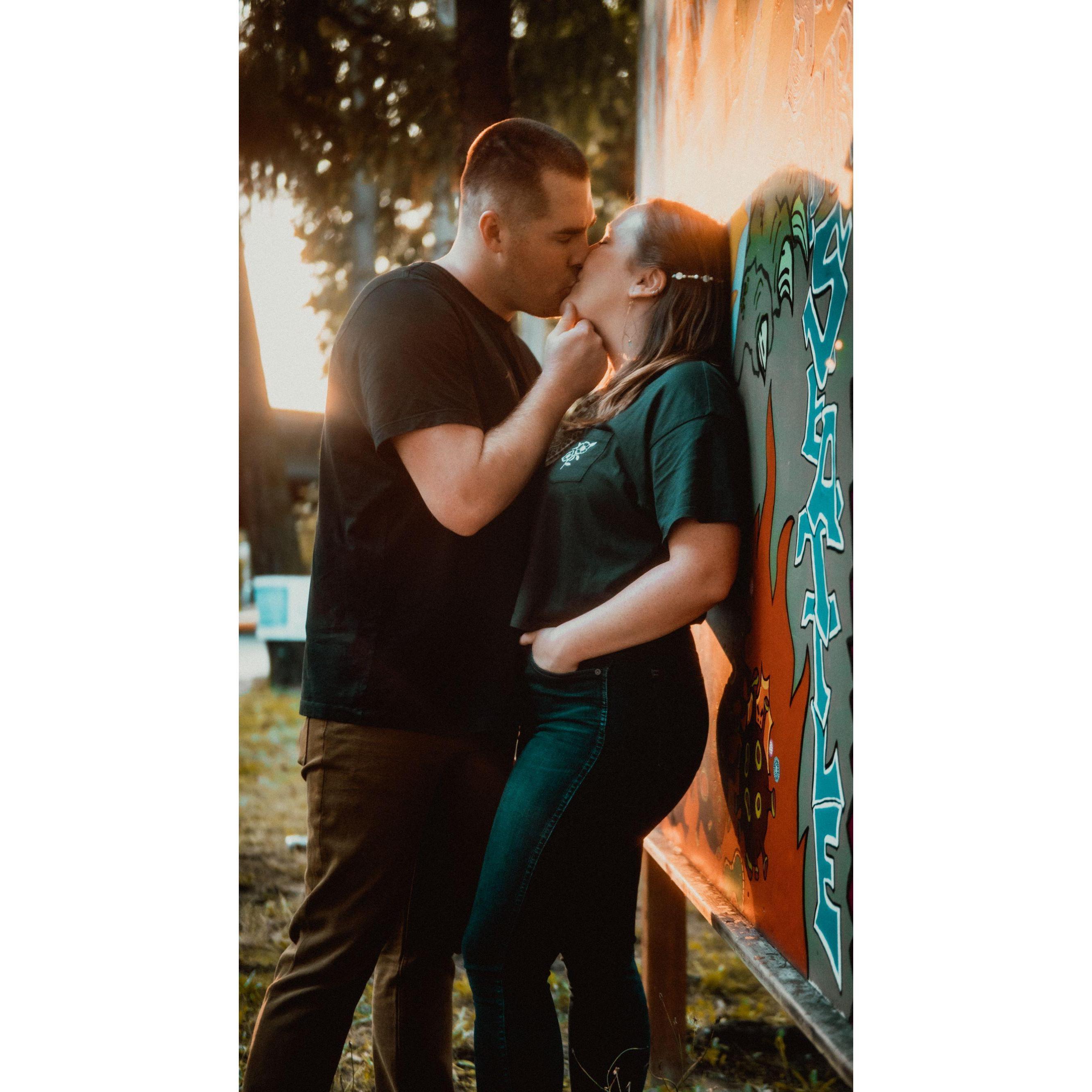 A smooch near our home in South Park October 2020