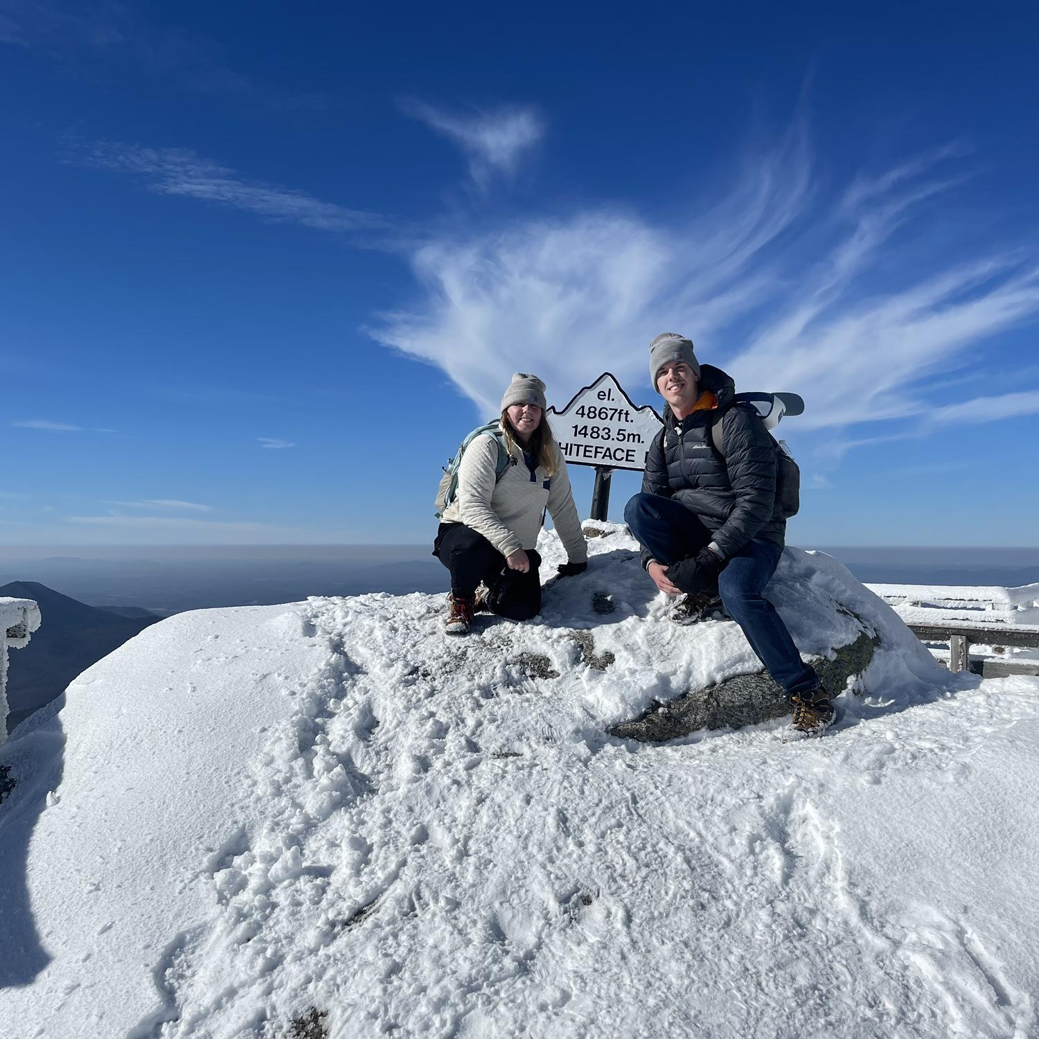 Climbed the highest mountain ever, not really but it felt that way.