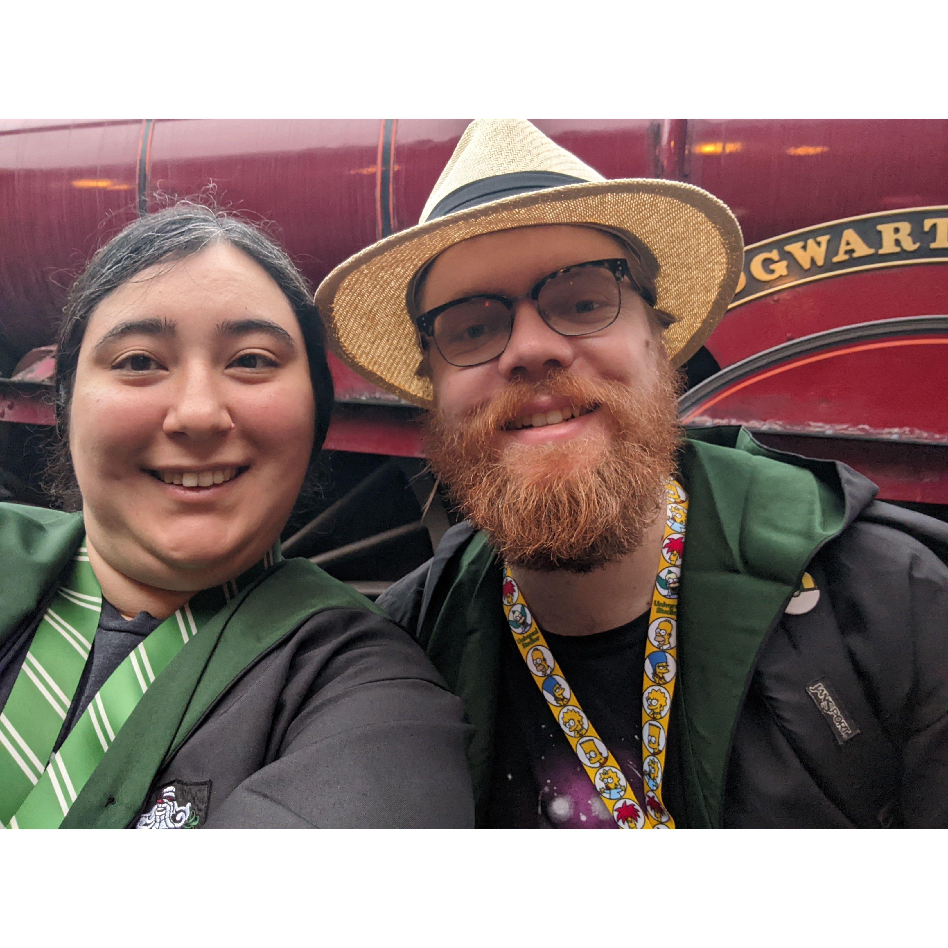 Decided to snap a quick picture in front of the Hogwarts Express at Universal Studios.