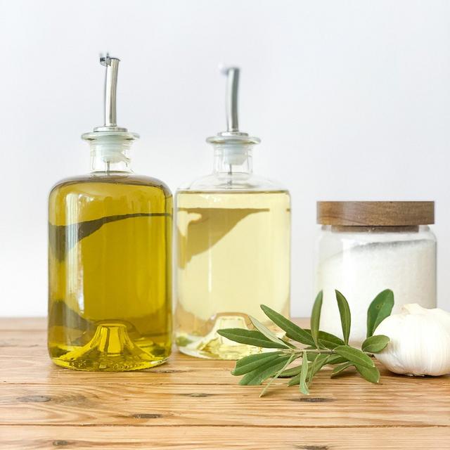 Glass Bottles Olive Oil/Vinegar Pourer...