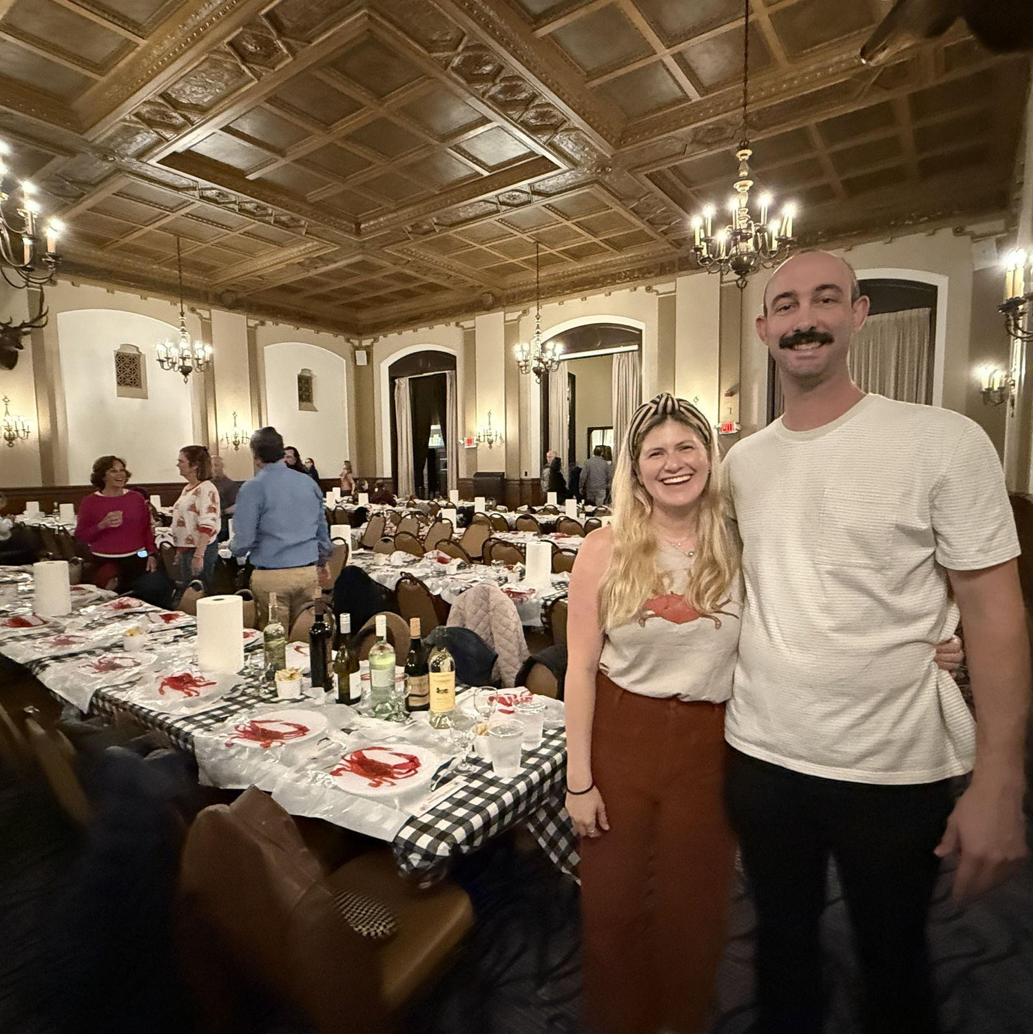 San Francisco crab feed at The Elks