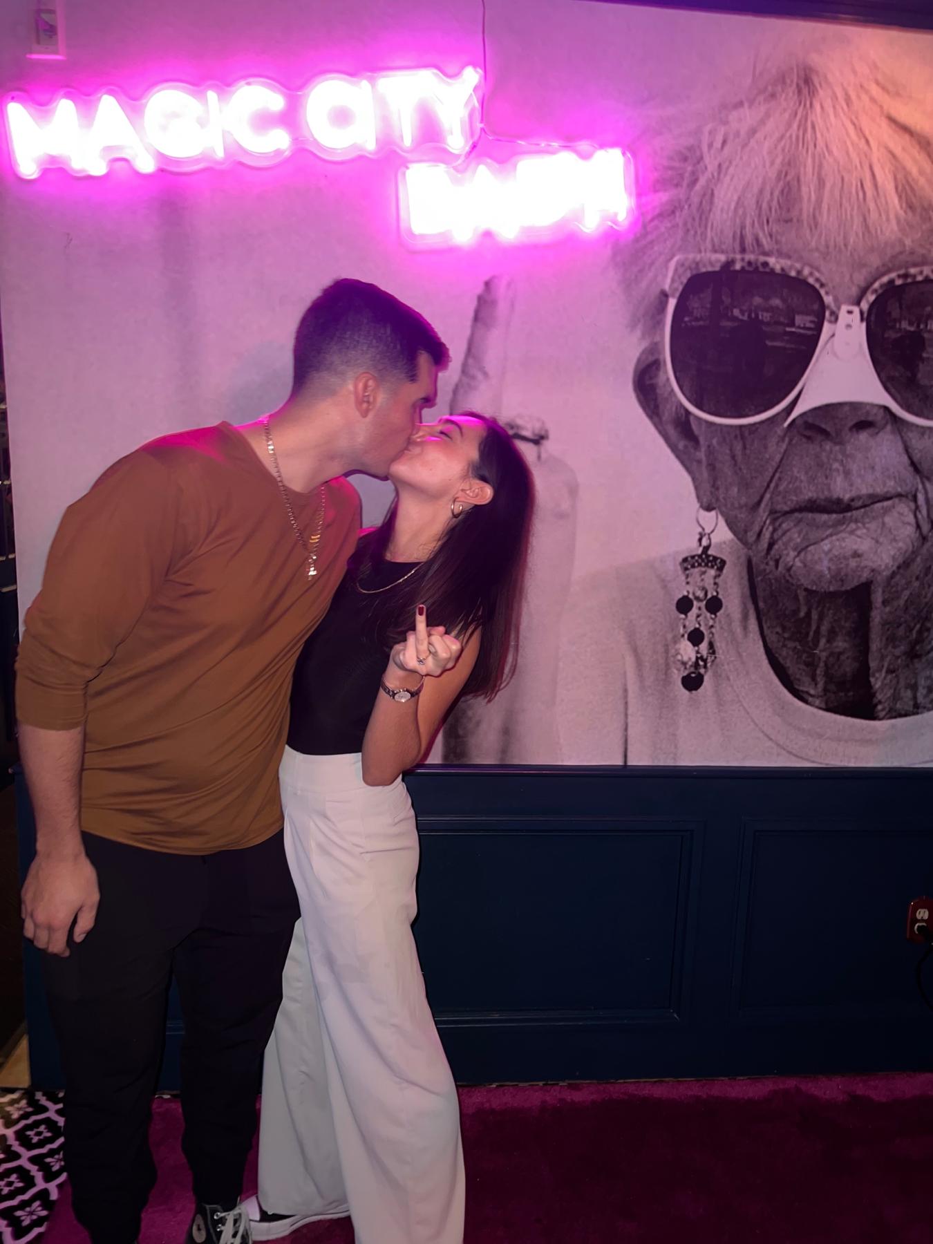 The night we got engaged