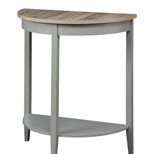 ACME Justino Console Table - - Gray Oak Gray