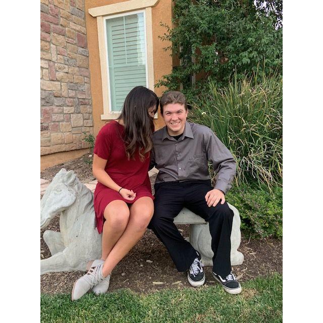 The second photo we ever took together