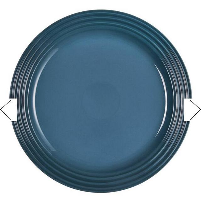 Deep Teal Dinner Plates, Set of 4