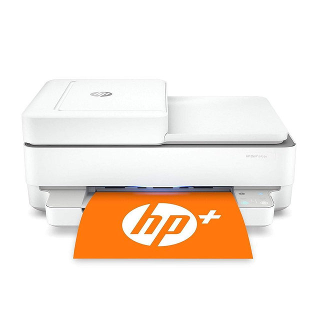 HP ENVY 6455e Two Sided Inkjet Printer All in One Wireless Printer Copy Scanners 10ppm Black 7ppm Color Smartphone Tablet Compatible Computer Wireless Printers for Home Use Office 223R1A (Renewed)