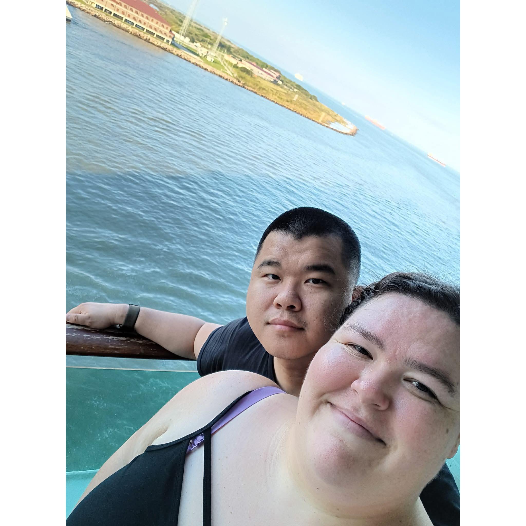 First day of the cruise.