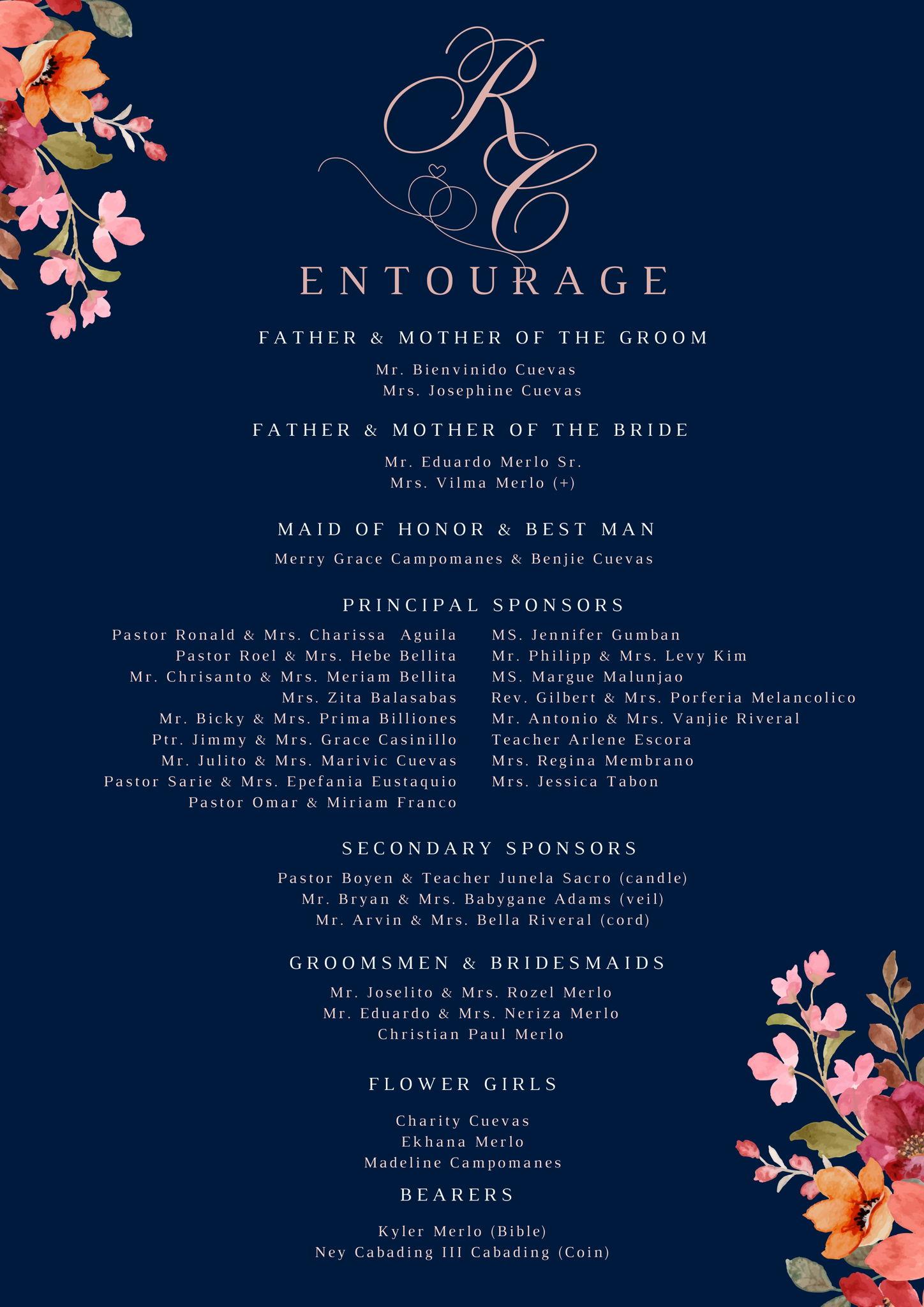 The Wedding Website of Rey Mart Cuevas and Carla Merlo