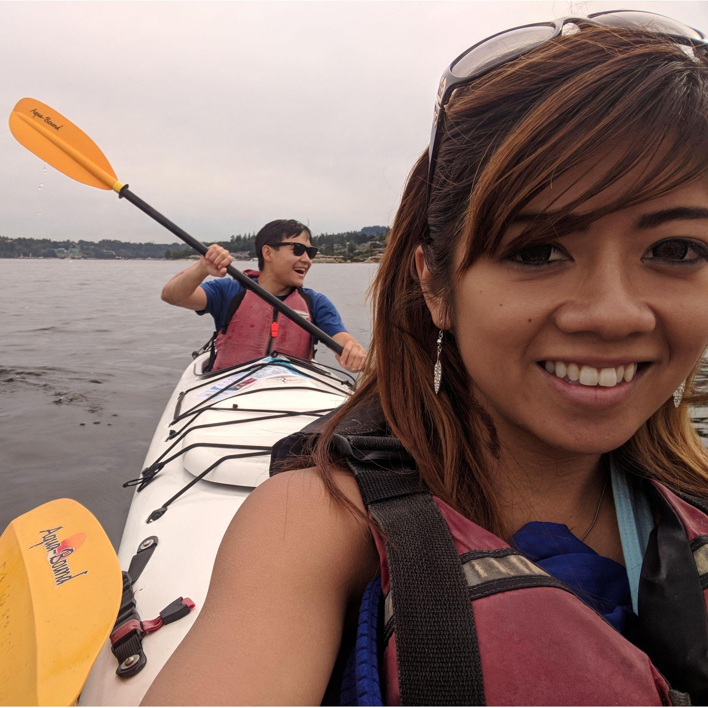 I think this is the day that we both realized we really dislike kayaking LOL