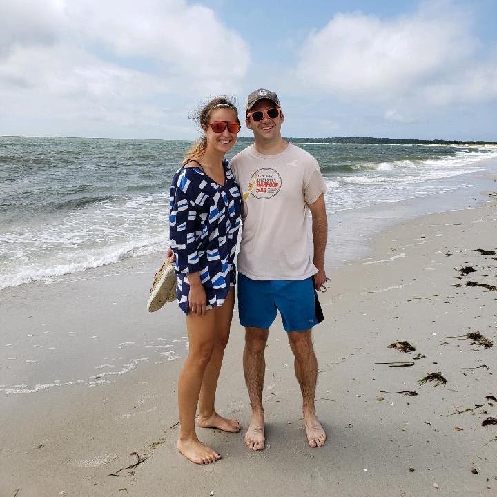 Enjoying a beach day on the Cape.