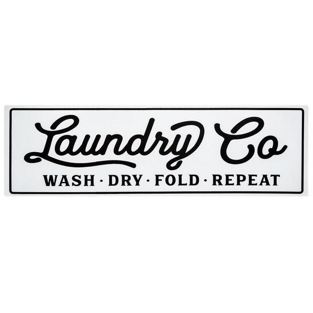 Laundry Co Metal Sign