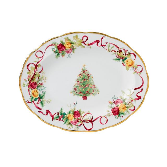 Royal Albert Old Country Roses Holiday Oval Platter