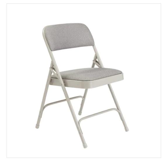 National Public Seating - set of 4 folding chairs