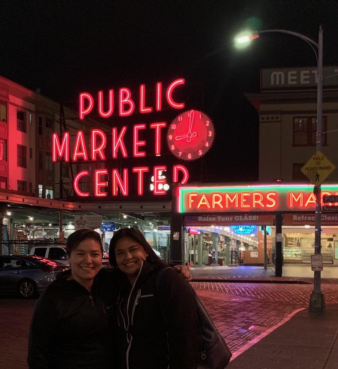 One of our first dates! Grabbed a nice dinner and cocktails and then took a stroll to Pike Place.