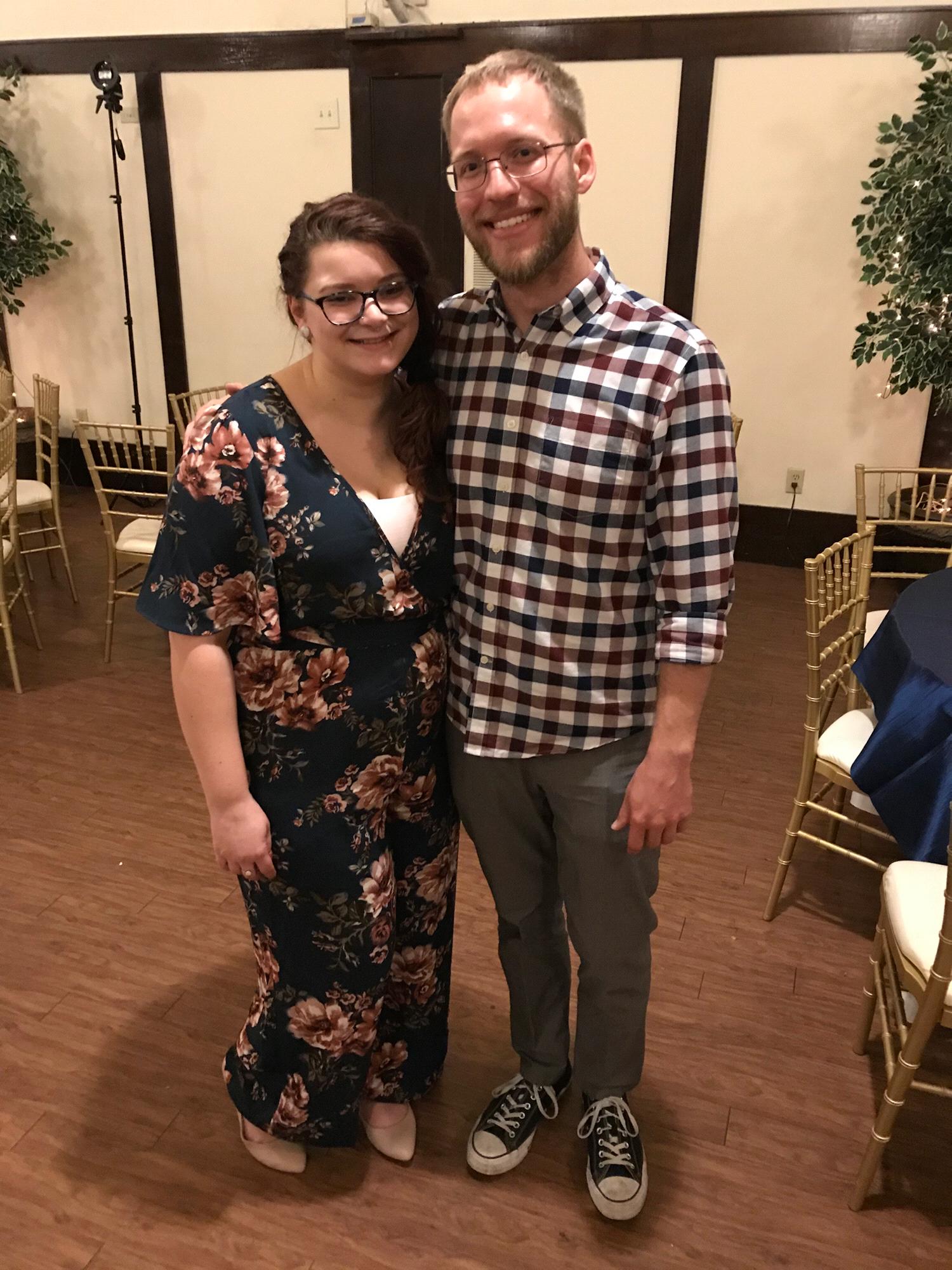 I think this was our first formal event together. A friend’s wedding ☺️