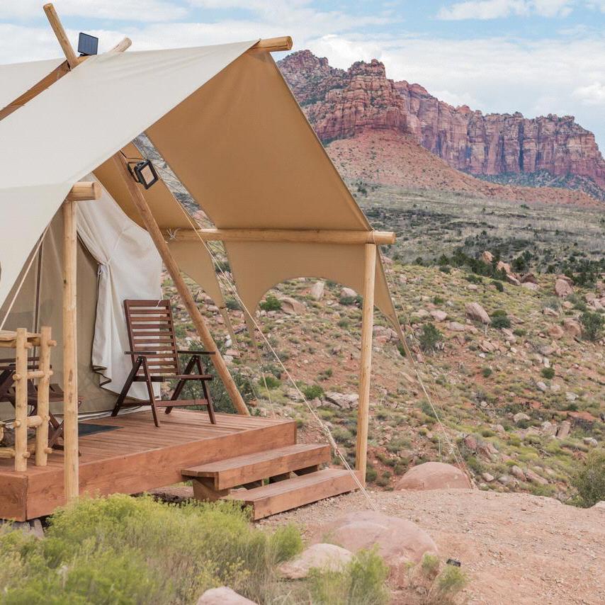 Honeymoon Glamping with Under Canvas in the Grand Canyon