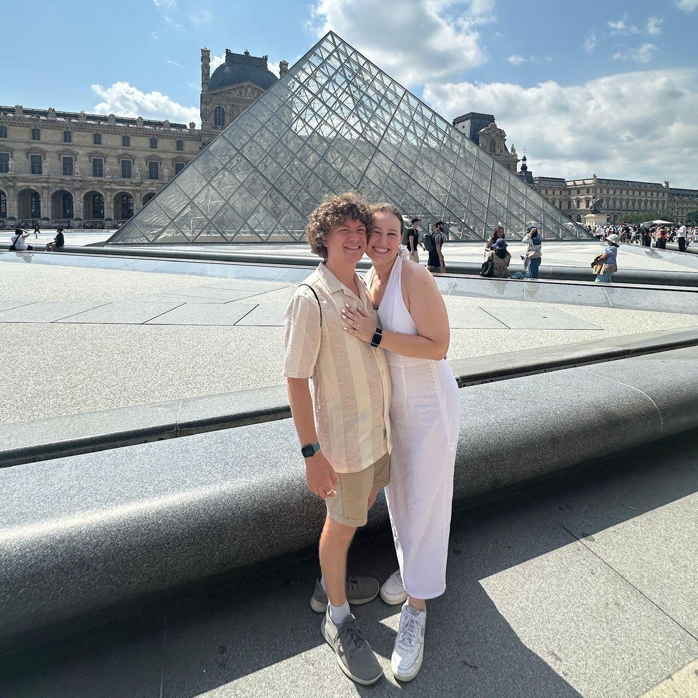 Back again in France, this time engaged!