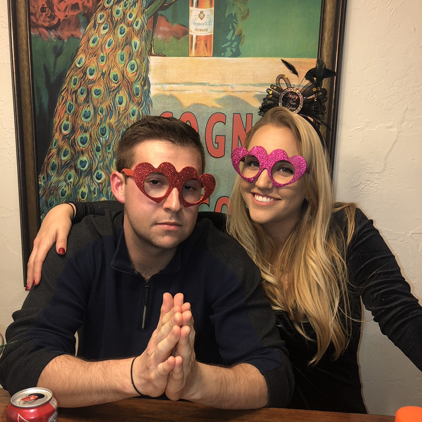 after Dylan got his wisdom teeth out - NYE 2018
