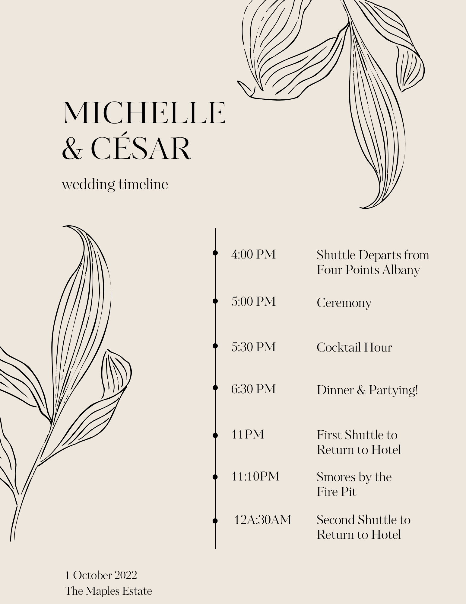 The Wedding Website of Michelle Chriqui and Cesar Hidalgo