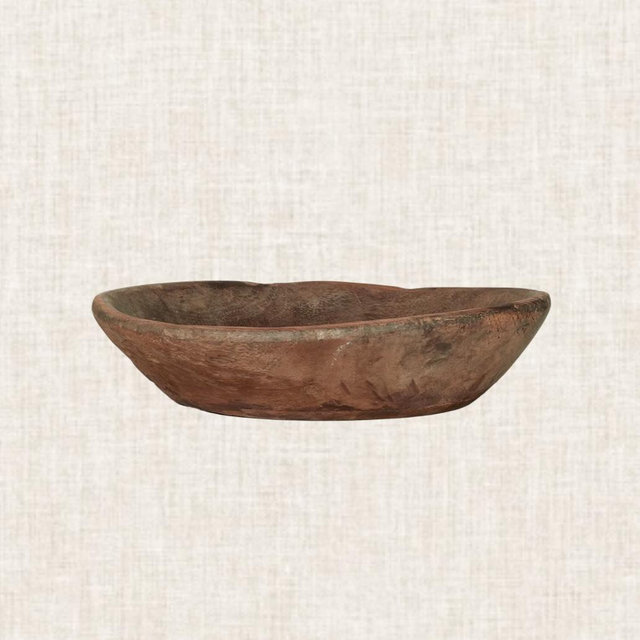 Olive Ateliers Vintage Wood Bowl - Natural from India