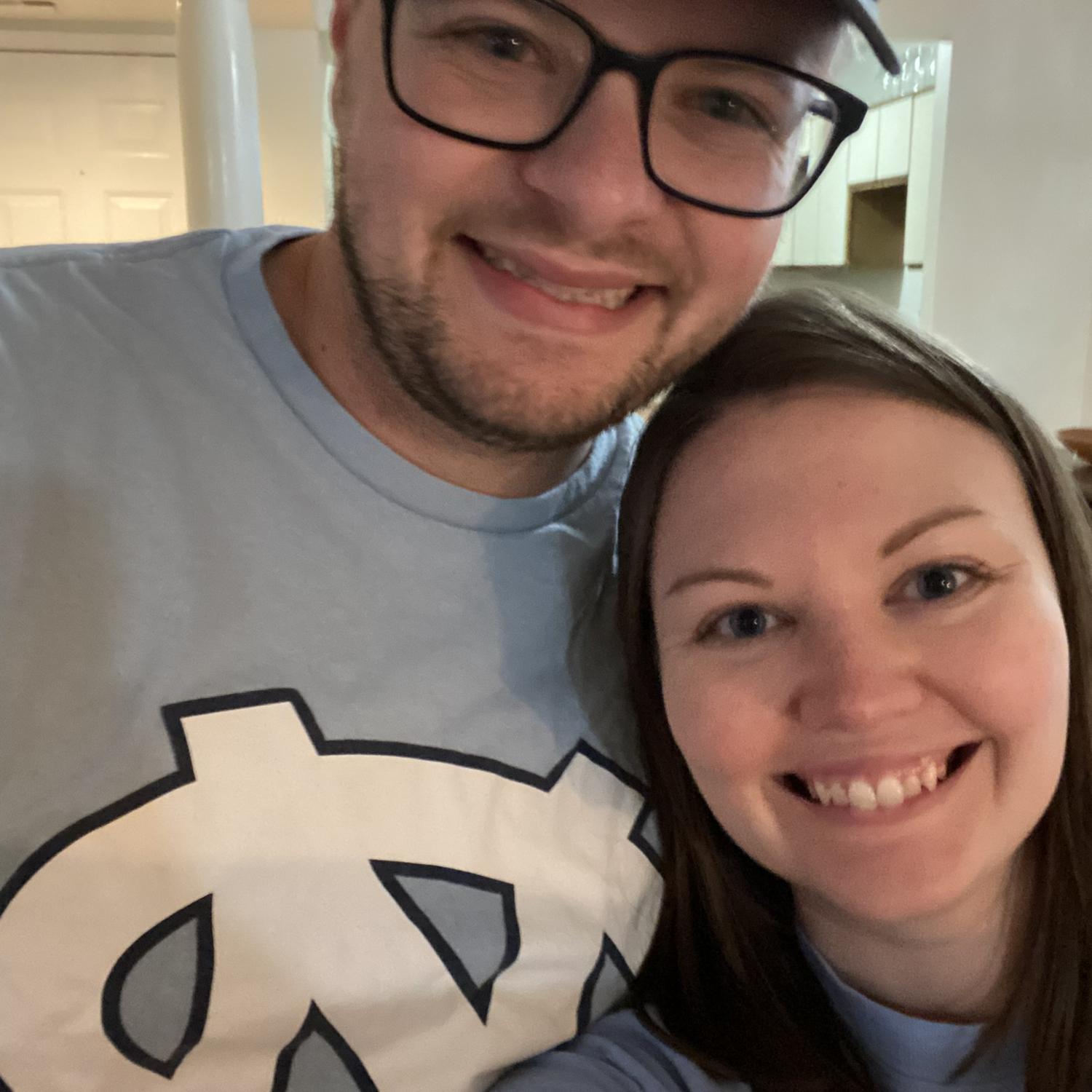 Cheering on UNC!