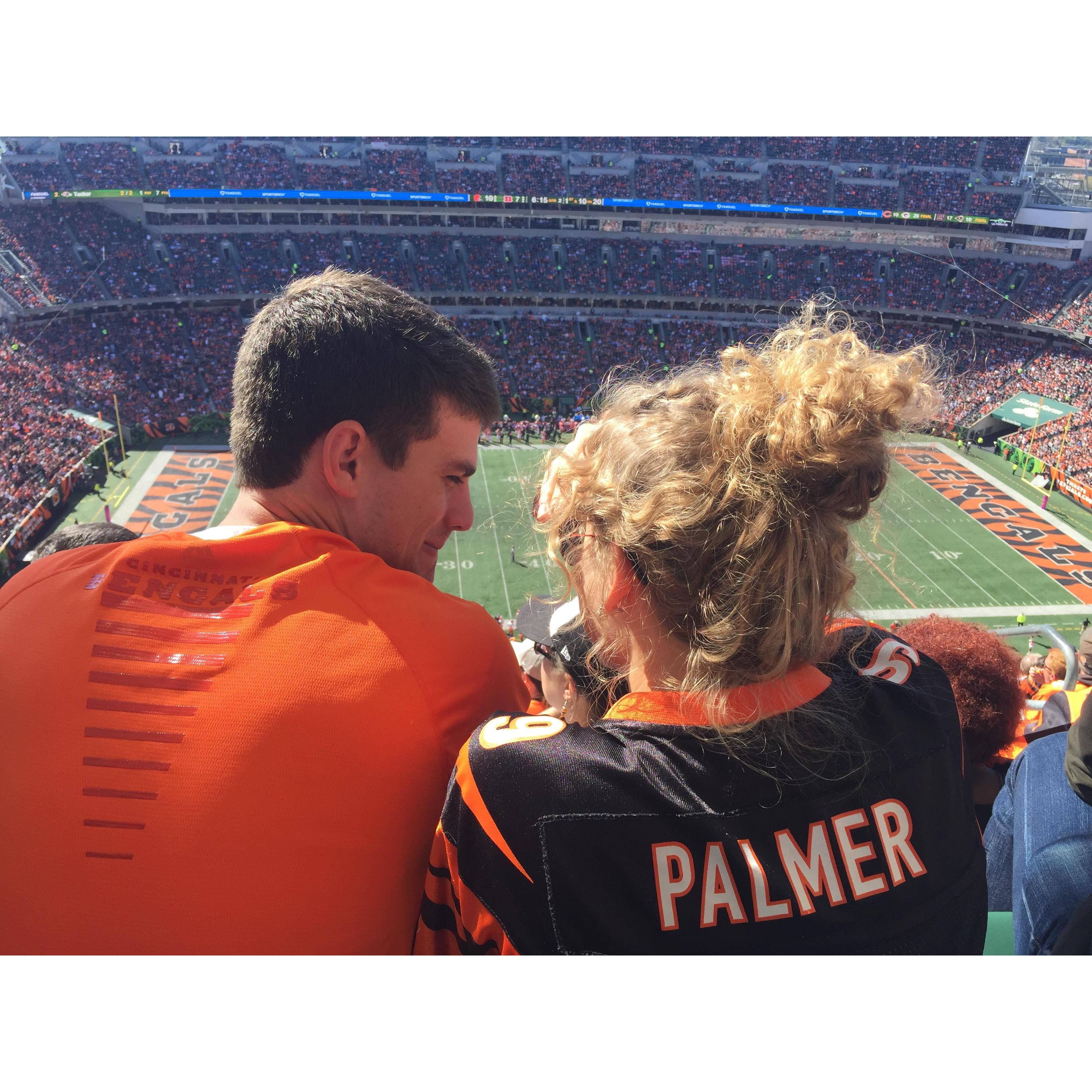 First Bengals game.