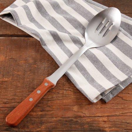 The Pioneer Woman Cowboy Rustic Rosewood Handle Slotted Spoon