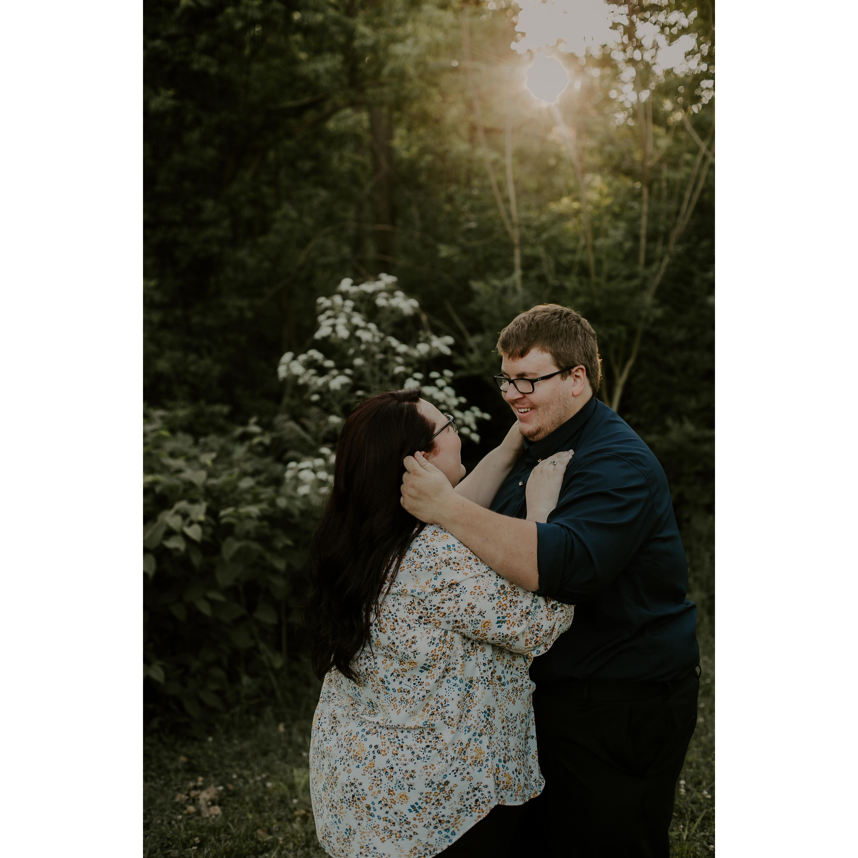 When our photographer took this photos, she had told us to tell each other "I love you". This picture says it all!
