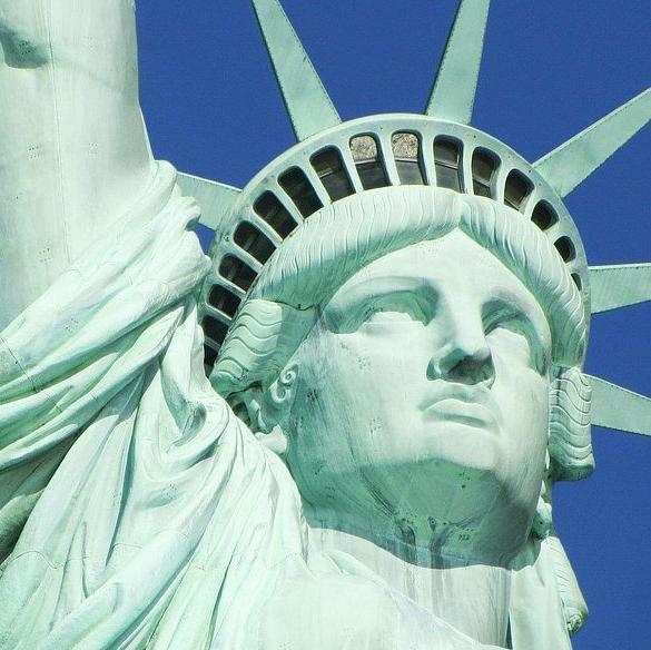 Statue of Liberty tour @ honeymoon layover