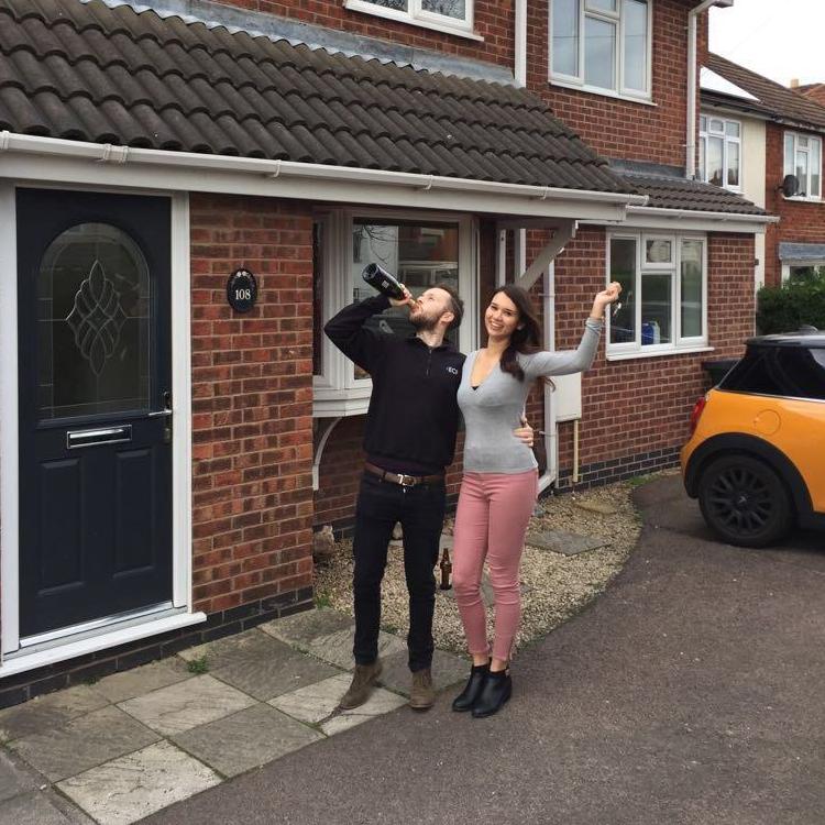 Getting the keys to our first house together