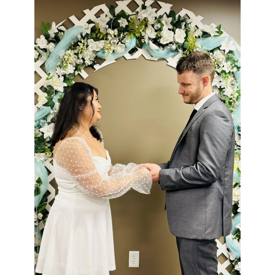 Our Courthouse Wedding! Jan 2024